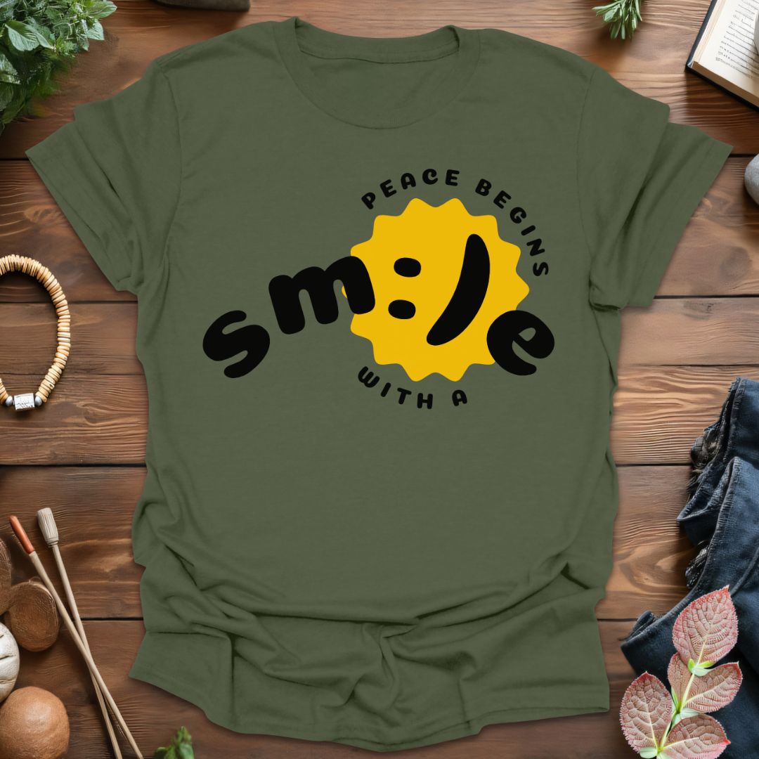 With A Smile T-Shirt