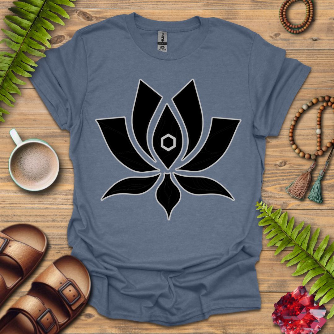 Geometric Lotus T-Shirt