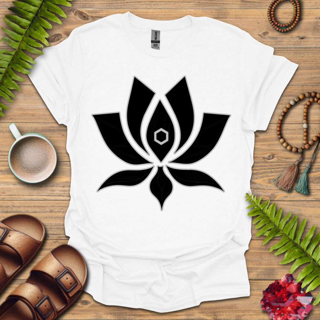 Geometric Lotus T-Shirt