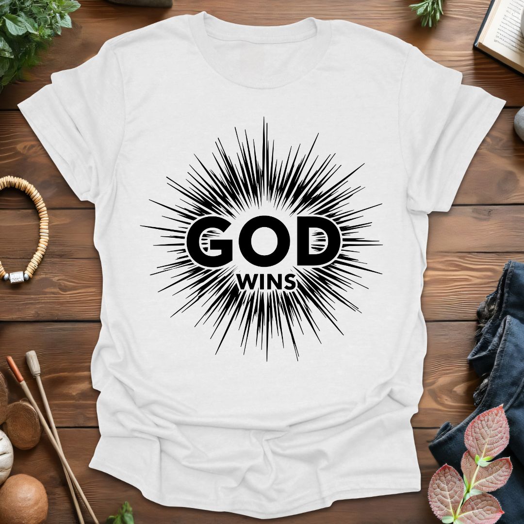 God Wins Celestial T-Shirt