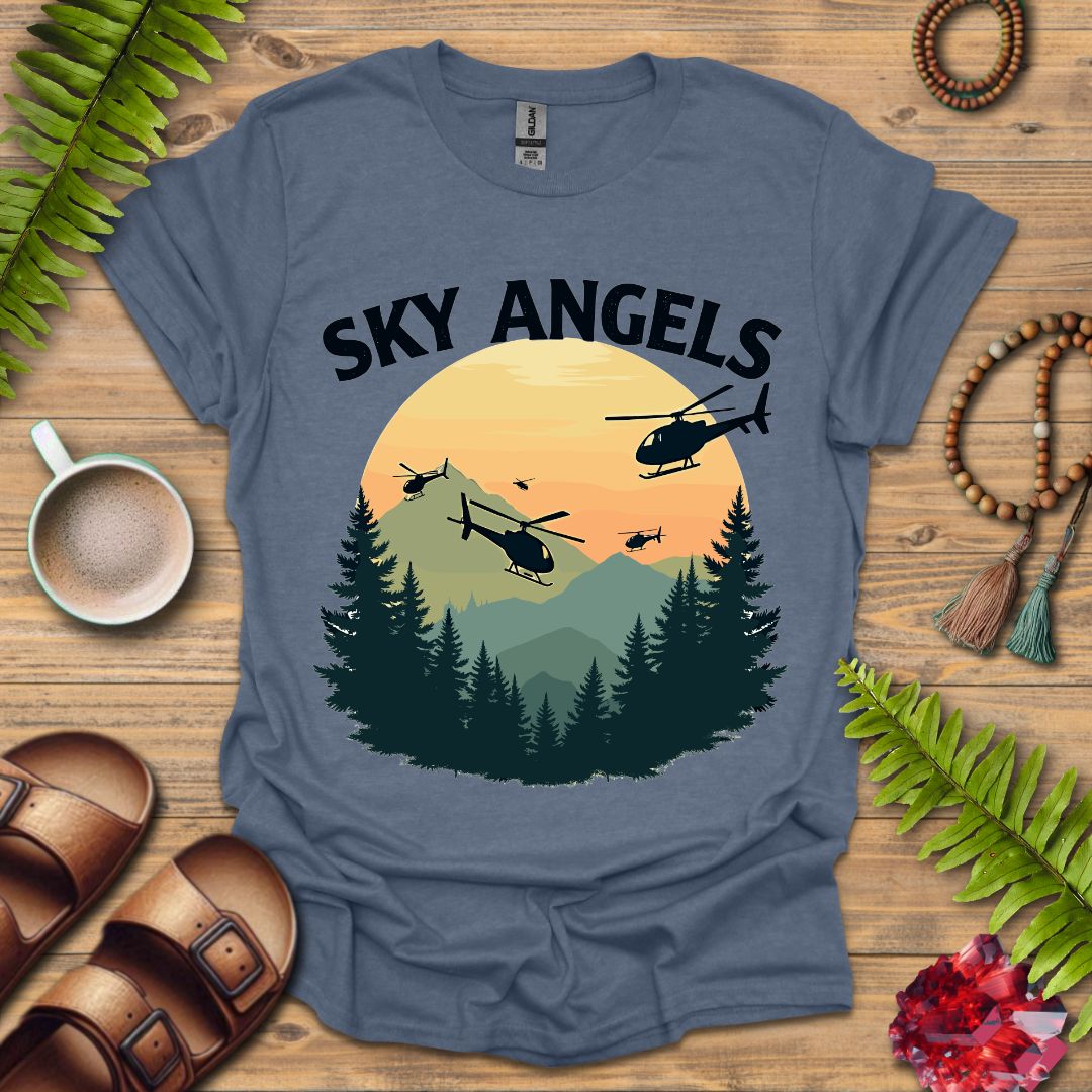 Sky Angels Helicopter T-Shirt