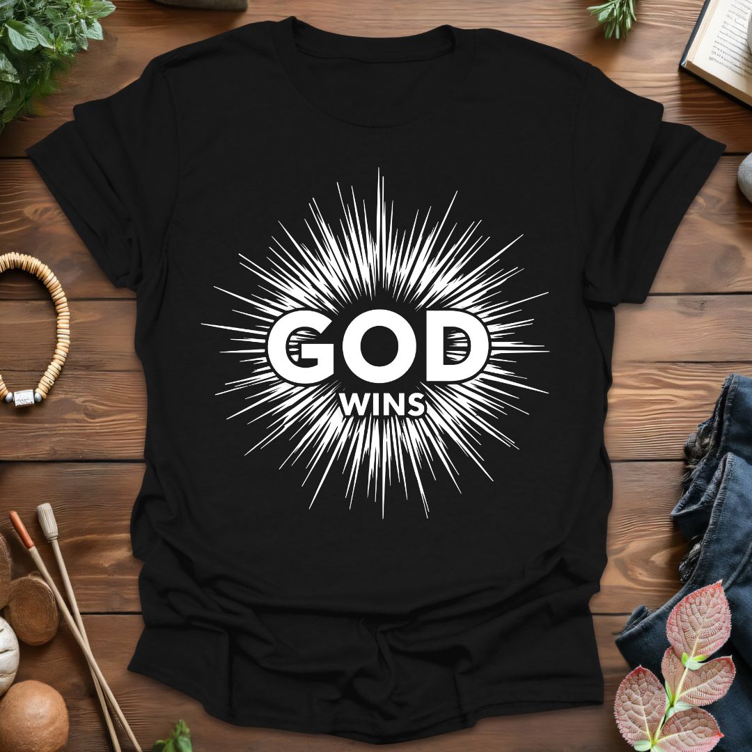 God Wins Celestial T-Shirt