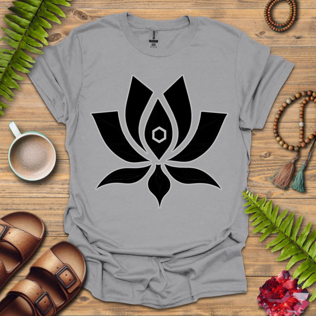 Geometric Lotus T-Shirt