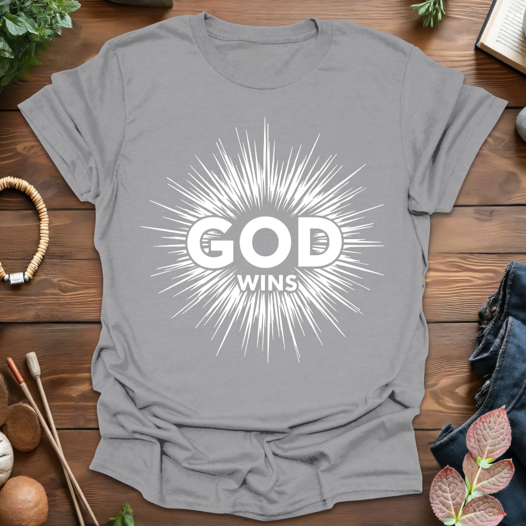 God Wins Celestial T-Shirt