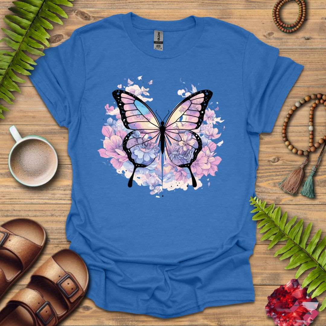 Floral Butterfly T-Shirt