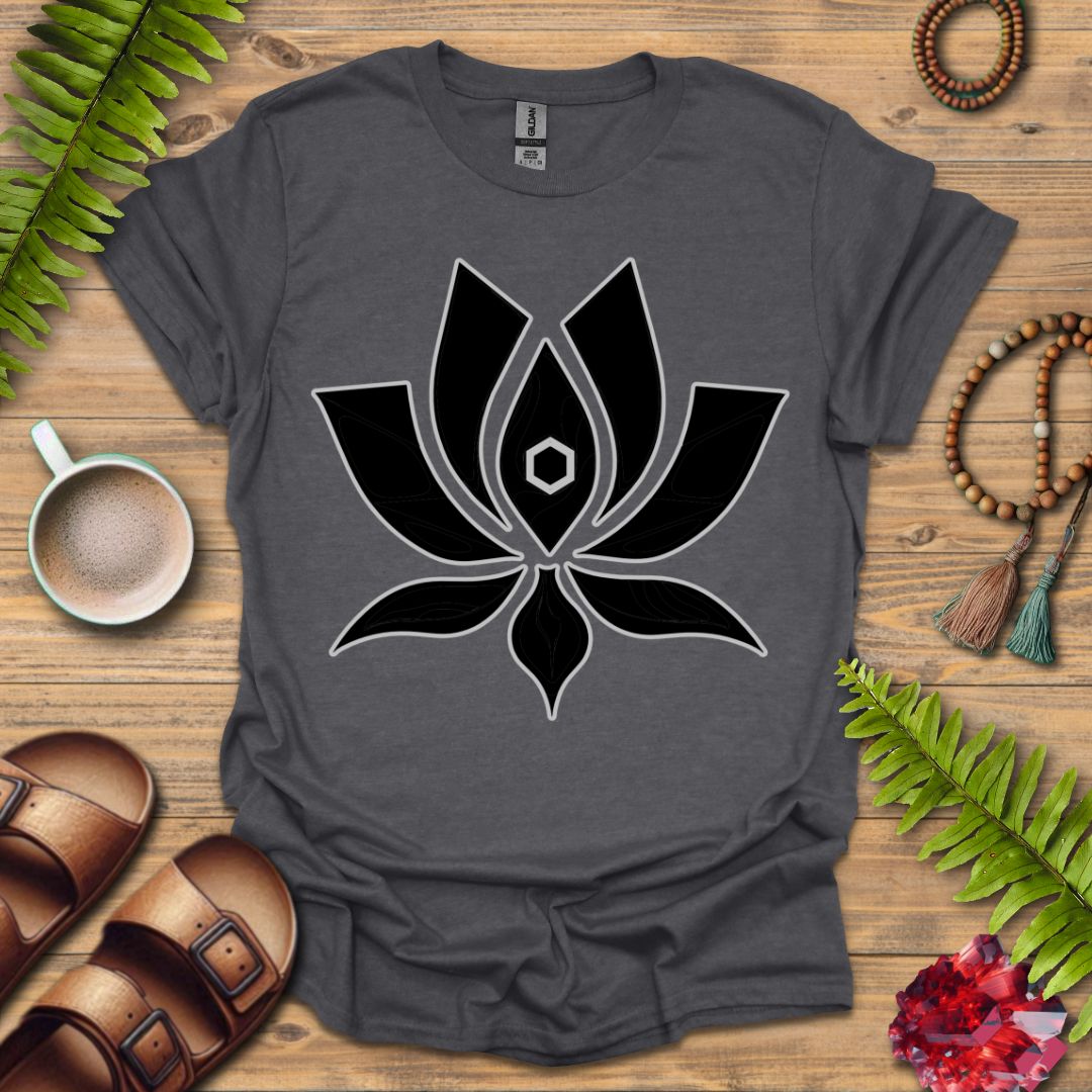 Geometric Lotus T-Shirt