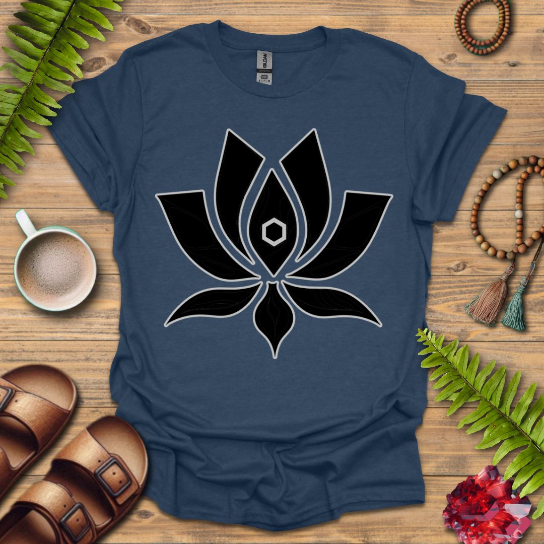 Geometric Lotus T-Shirt