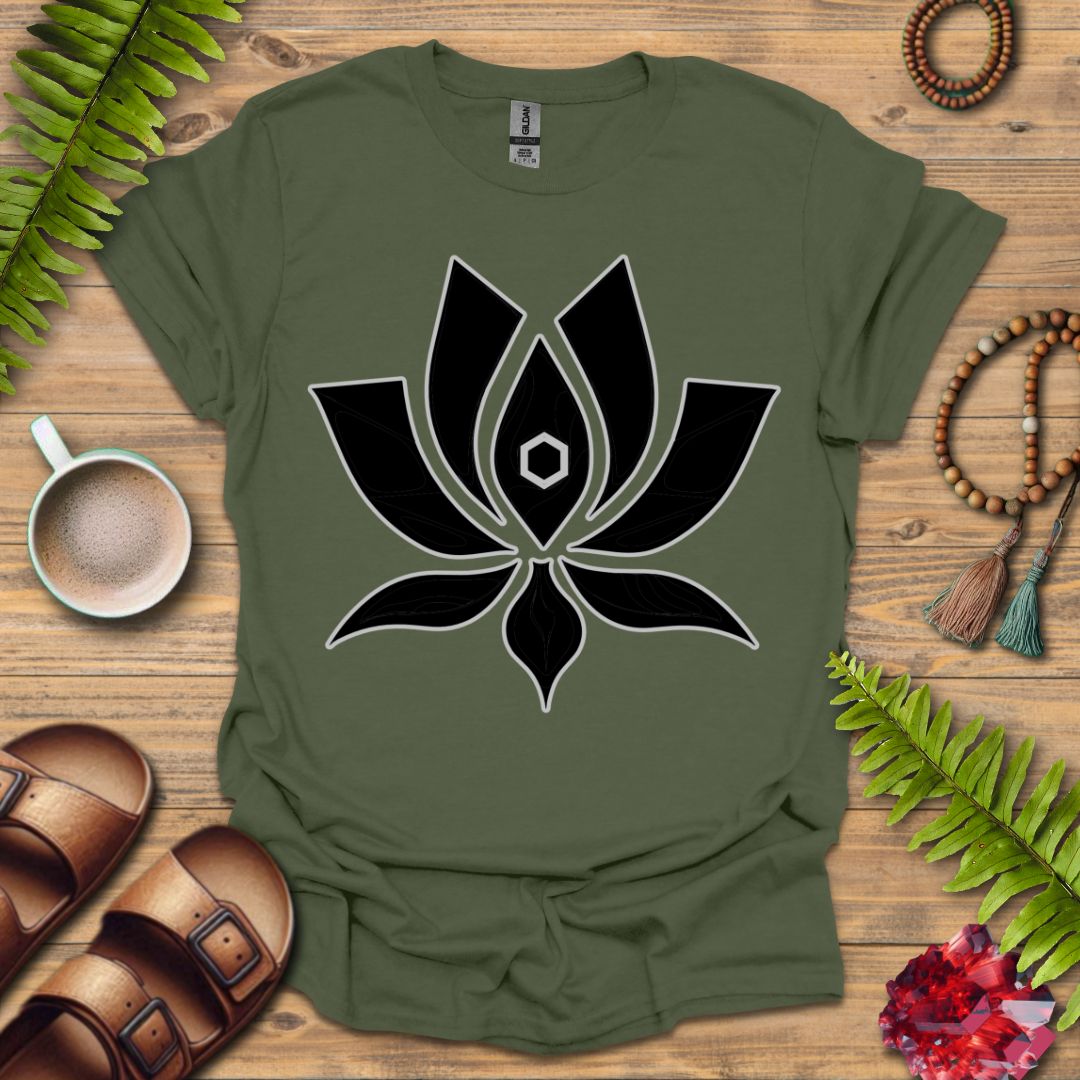 Geometric Lotus T-Shirt