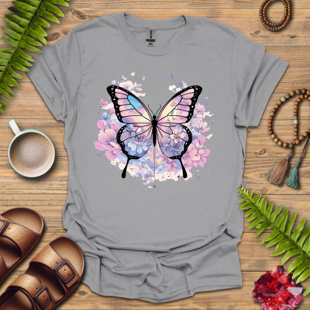 Floral Butterfly T-Shirt