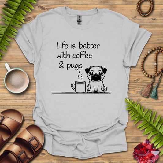 Coffee and Pugs T-Shirt